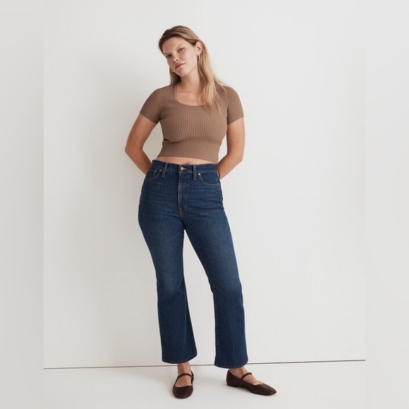 Madewell The Perfect Vintage Flare Crop — size 30 - Picture 2 of 8
